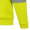 Pioneer Fleece Hoodie, Class 3, Type P & R, 10.5 oz. (360 GSM) polyester fleece, Hi-Vis Yellow/Green, 5XL V1060461U-5XL - alternate 6